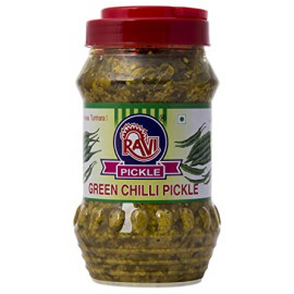 RAVI GREEN CHILLY PICKLE 300gm